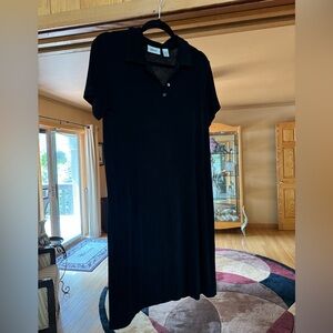 Chicos travelers Black short sleeve dress. Made in the USA . Mint condition